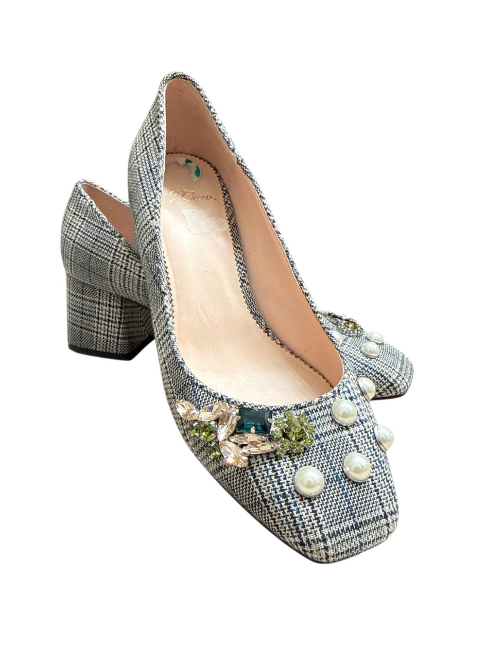 J. CREW  CECELIA BLOCK HEEL PUMPS